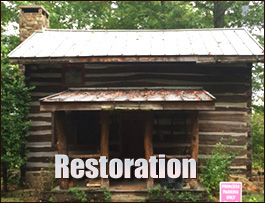 Historic Log Cabin Restoration  Bannock, Ohio